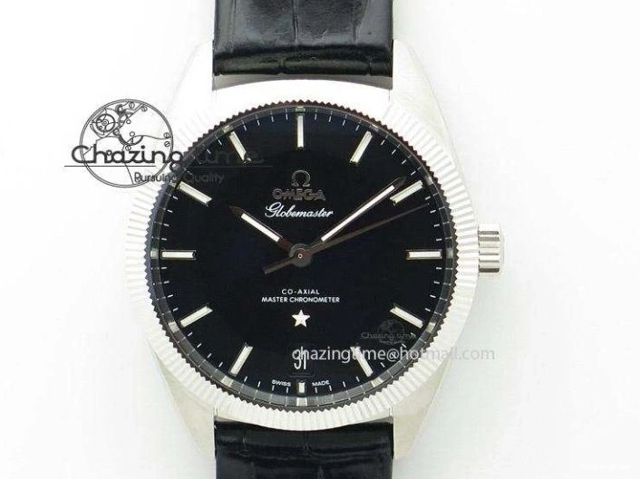 0517 Sophisticated Planet Ocean Master Chronometer Chrono SS OM 1:1 Best Edition Orange On SS Bracelet A 8156